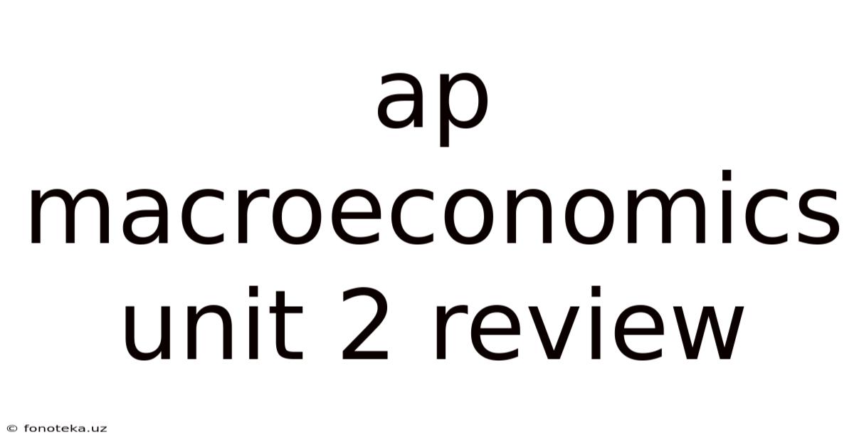 Ap Macroeconomics Unit 2 Review