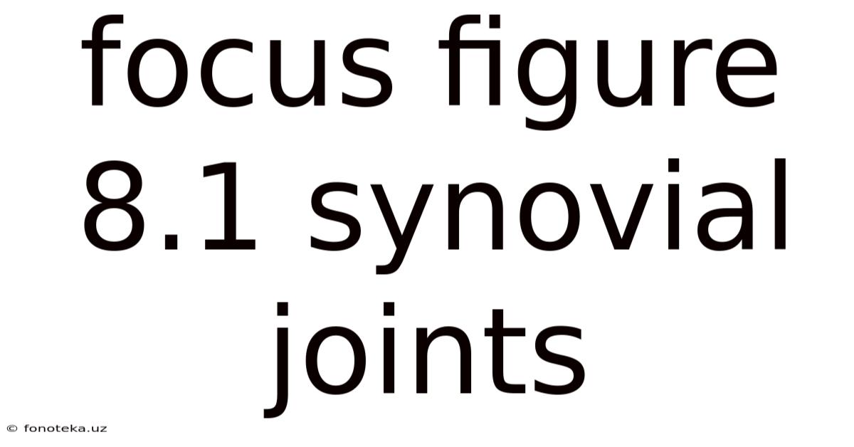 Focus Figure 8.1 Synovial Joints