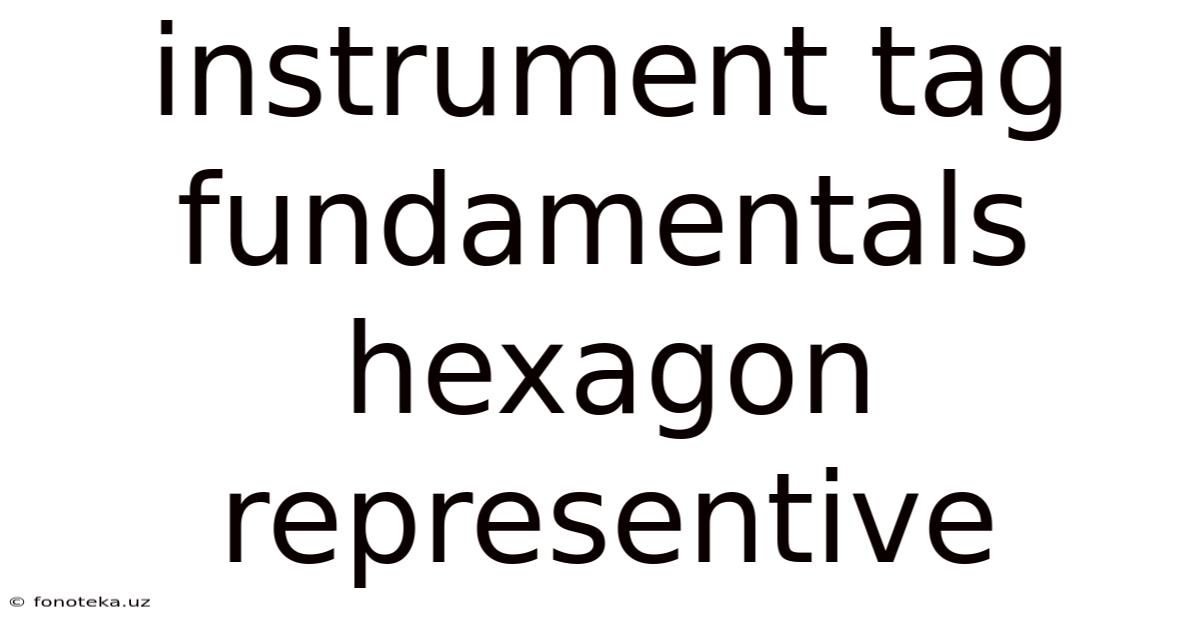 Instrument Tag Fundamentals Hexagon Representive
