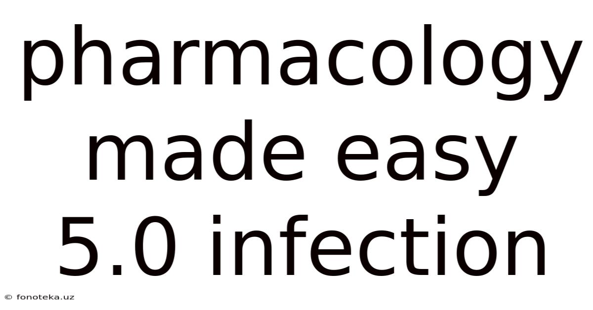 Pharmacology Made Easy 5.0 Infection