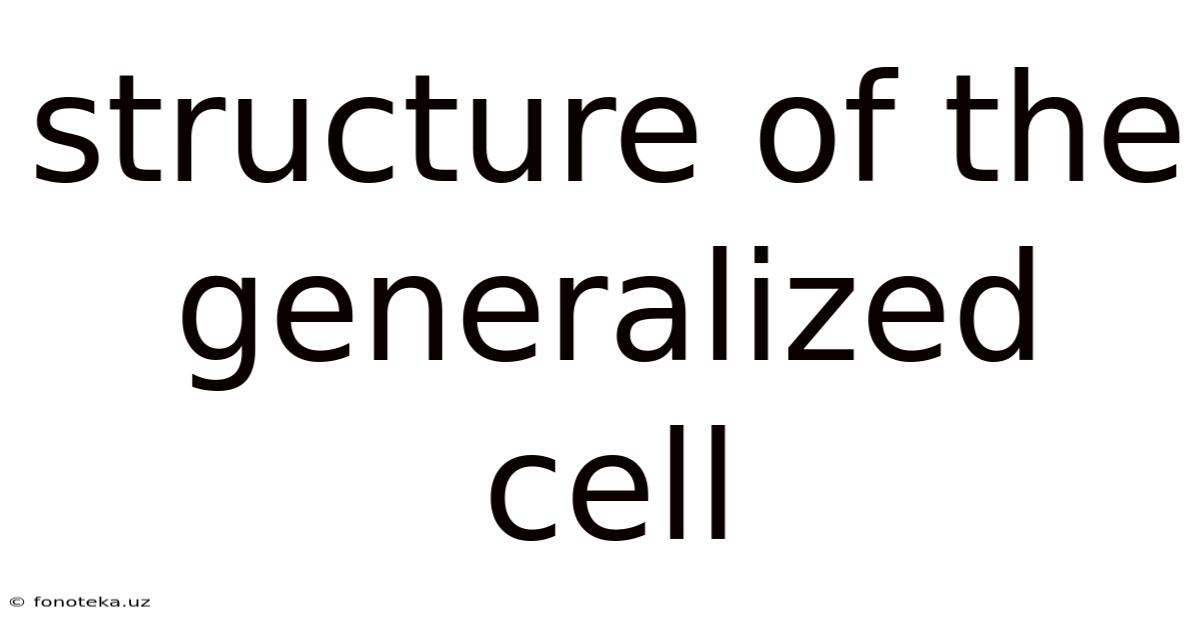Structure Of The Generalized Cell