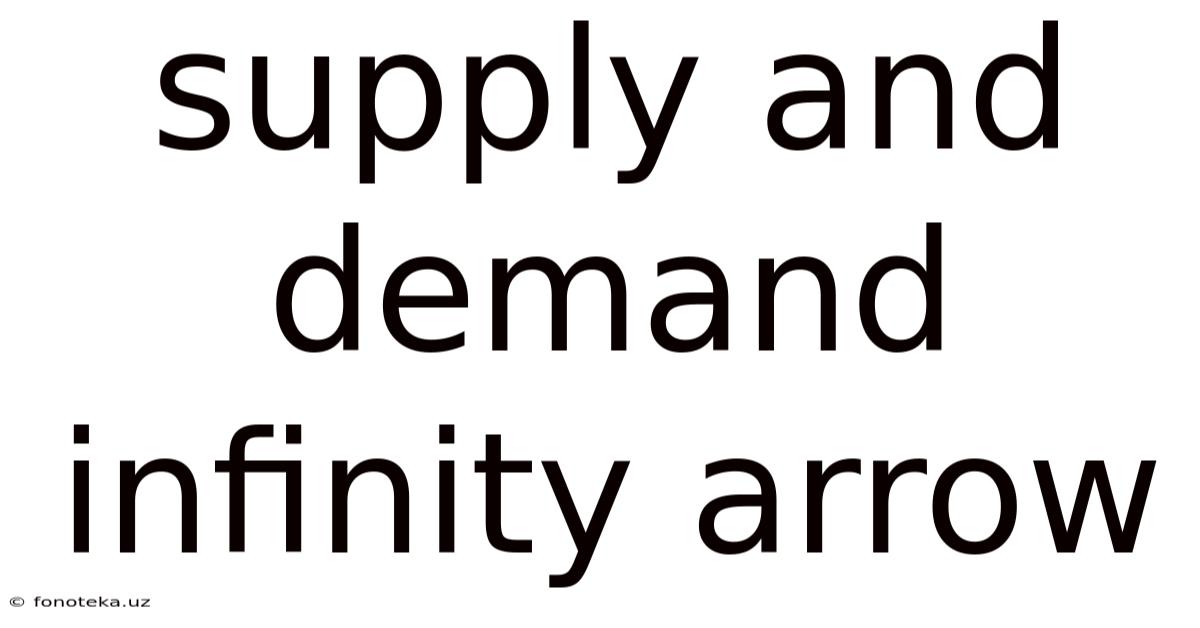 Supply And Demand Infinity Arrow